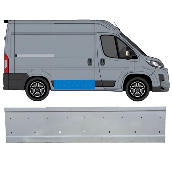 Pannello di riparazione porta scorrevole per Toyota Proace Max 2024- / Destra 16702