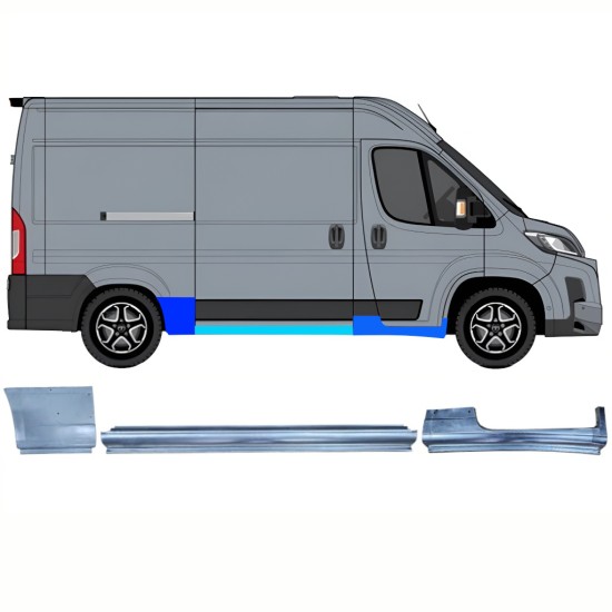 Set di pannelli di riparazione per Toyota Proace Max 2024- / Destra 16756