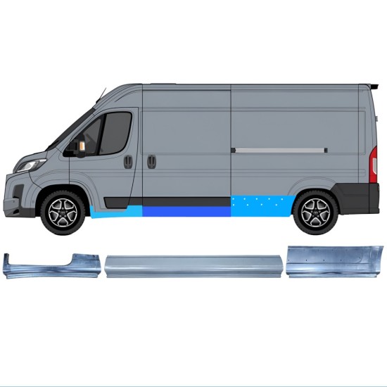 Set di pannelli di riparazione per Toyota Proace Max 2024- / Sinistra 16754