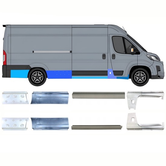 Set di pannelli di riparazione per Toyota Proace Max 2024- / Sinistra+Destra 16711