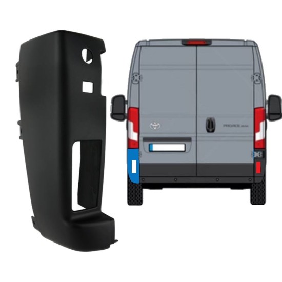 Angolo paraurti posteriore 180 gradi per Toyota Proace Max 2024- / Sinistra 15943