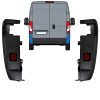 Angolo paraurti posteriore 270 gradi per Toyota Proace Max 2024- / Sinistra+Destra / Set 15930