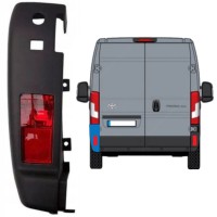 Angolo paraurti posteriore con lampada per Toyota Proace Max 2024- / Sinistra 15936