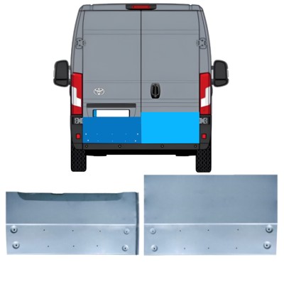 Pannello di riparazione porta posteriore per Toyota Proace Max 2024- / Sinistra+Destra 16737