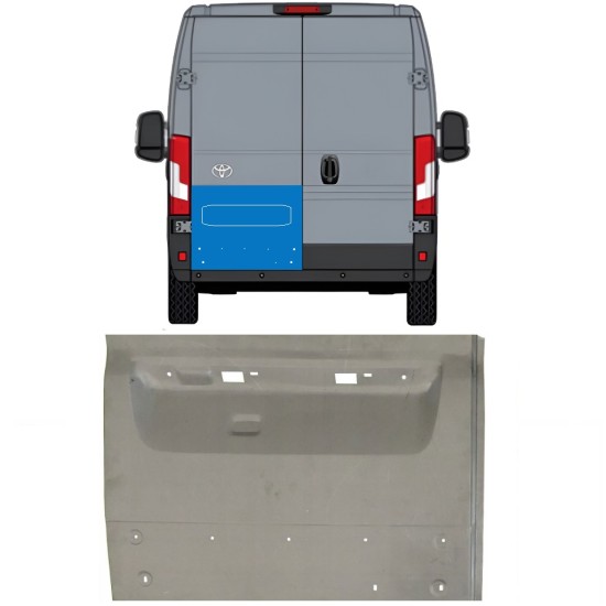 Pannello di riparazione porta posteriore per Toyota Proace Max 2024- / Sinistra 16724