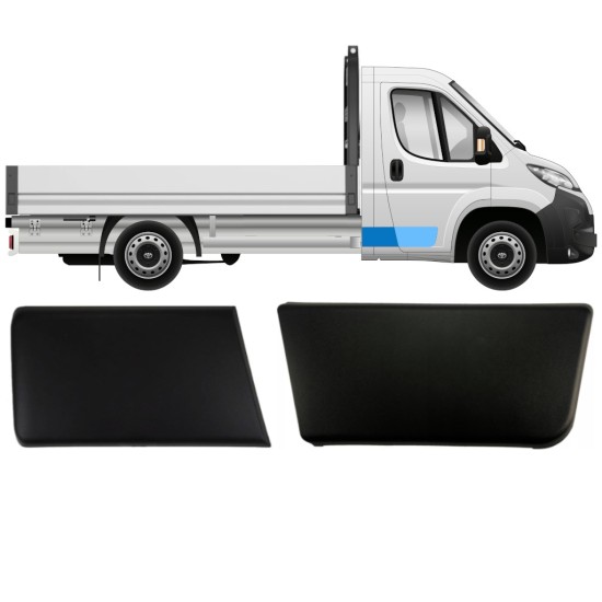 Set di modanature laterali per cabina singola per Toyota Proace Max 2024- / Destra 15925