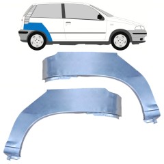 Pannello di riparazione parafango posteriore per Fiat Punto I 1993-1999 / Sinistra+Destra / Set 9684