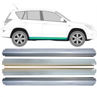 Pannello di riparazione sottoporta interno ed esterno per Toyota Rav4 2006-2013 / Sinistra+Destra / Set 14910 Pannello di riparazione sottoporta interno ed esterno per Toyota Rav4 2006-2013 / Sinistra+Destra / Set 14910