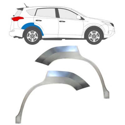 Pannello di riparazione parafango posteriore per Toyota Rav4 2013-2018 / Sinistra+Destra / Set 16490