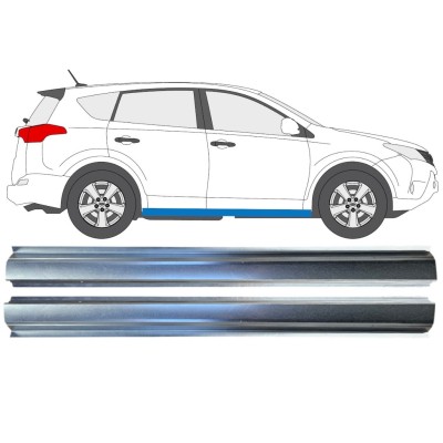 Pannello di riparazione sottoporta lamiera per Toyota Rav4 2013-2018 / Sinistra+Destra / Set 16493