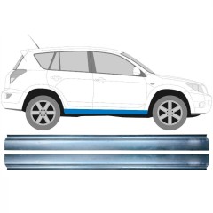 Pannello di riparazione sottoporta lamiera per Toyota Rav4 2006-2013 / Sinistra = Destra (simmetrico) / Set 9362