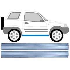 Pannello di riparazione sottoporta lamiera per Toyota Rav4 1994-2000 / Sinistra = Destra (simmetrico) / Set 9360