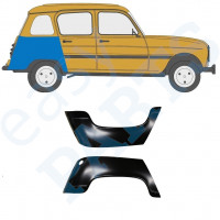 Pannello di riparazione parafango posteriore per Renault 4 1962-1993 / Sinistra+Destra / Set 9708