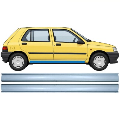 Pannello di riparazione sottoporta inferiore per Renault Clio I 1990-1998 / Sinistra+Destra / Set 9850
