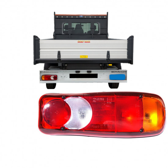 OMAC Protezione Paraurti Posteriore Per Renault Master 2010-2024 | Acciaio Inox Spazzolato | Cromo | Facile Installazione Biadesivo