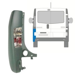 Angolo paraurti posteriore con lampada per Opel Vivaro 2001-2014 / Sinistra 15310