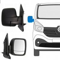 Specchietto laterale a regolazione manuale per Renault Trafic 2014- / Destra 8227