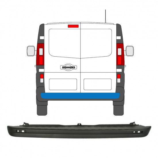 Paraurti posteriore per Renault Trafic 2014- 8212