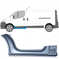 Pannello di riparazione sottoporta lamiera per Opel Vivaro / R Trafic 2001- / Sinistra 6924