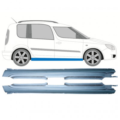 Sottoporta Lamiera Completo per Skoda Roomster Praktik 2006-2015 / Sinistra / Destra / Sinistra+Destra / Set 12891