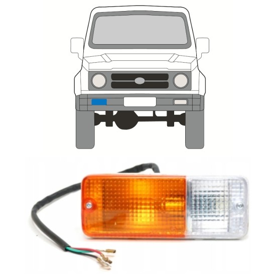 Indicatore di direzione laterale per Suzuki Samurai 1981- / Destra 15854