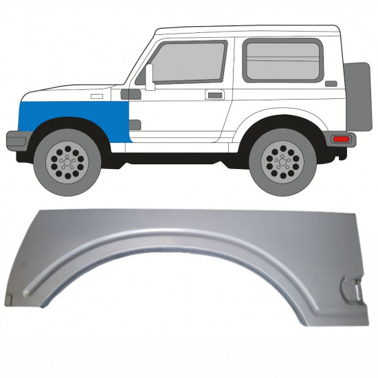 SUZUKI SAMURAI 1981-2004 PANNELLO DI RIPARAZIONE DELL\'ALA ANTERIORE / SINISTRA