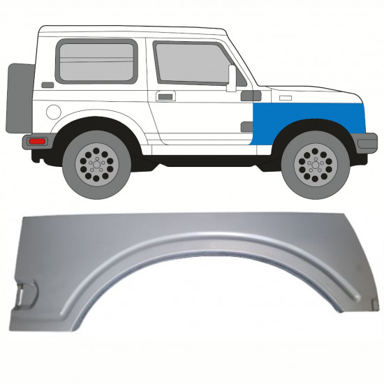 SUZUKI SAMURAI 1981-2004 PANNELLO DI RIPARAZIONE DELL\'ALA ANTERIORE / DESTRA