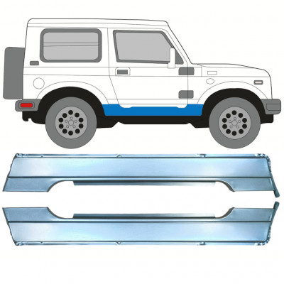 Pannello di riparazione sottoporta lamiera per Suzuki Samurai 1981-1998 / Sinistra+Destra / Set 10030