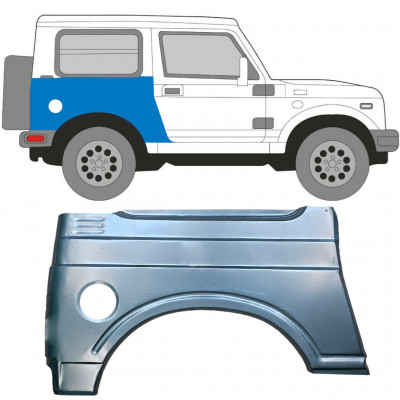 Pannello di riparazione parafango posteriore per Suzuki Samurai 1981-2004 / Destra 5439