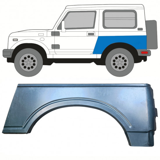 Pannello di riparazione parafango posteriore per Suzuki Samurai 1981-2004 / Sinistra 10815