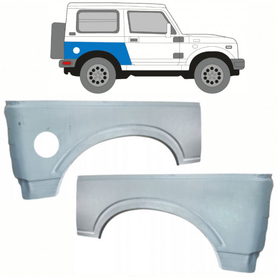 SUZUKI SAMURAI 1981-2004 PANNELLO DI RIPARAZIONE DELL\'ALA POSTERIORE / SET