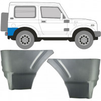 Lamiera di riparazione dell'angolo posteriore per Suzuki Samurai 1981-2004  / Set 10614