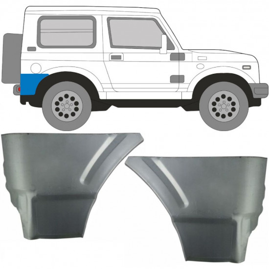 SUZUKI SAMURAI 1981-2004 POSTERIORE RUOTA PANEL / SET