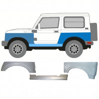 Pannello di riparazione sottoporta + parafango anteriore + posteriore per Suzuki Samurai 1981-2004 / Sinistra 11180