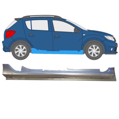 Sottoporta Lamiera Completo per Dacia Sandero 2012-2020 / Destra 14843