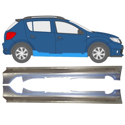 Sottoporta Lamiera Completo per Dacia Sandero 2012-2020 / Sinistra+Destra / Set 14845