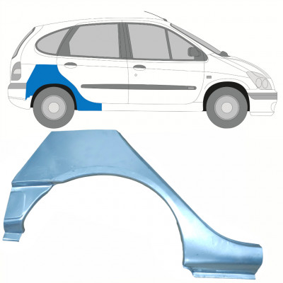 Pannello di riparazione parafango posteriore e sottoporta per Renault Scenic 1995-2003 / Destra 8405