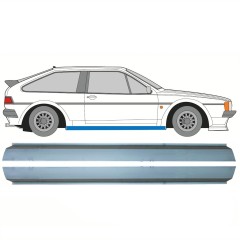 Pannello di riparazione sottoporta lamiera per Volkswagen Scirocco 1981-1992 / Sinistra = Destra (simmetrico) / Set 10376