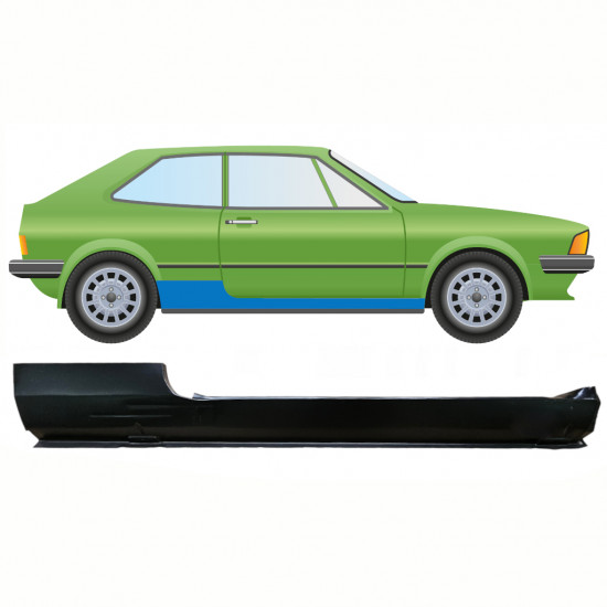 VW SCIROCCO 1974-1981 PANNELLO DI RIPARAZIONE DELLA SOGLIA / DESTRA