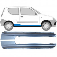 Sottoporta Lamiera Completo per Fiat Seicento 1998-2010 / Sinistra+Destra / Set 9598