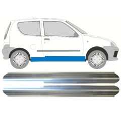 Pannello di riparazione sottoporta lamiera per Fiat Seicento 1998-2010 / Sinistra+Destra / Set 14719