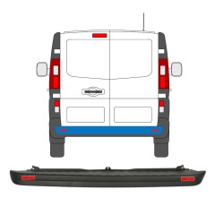 Paraurti posteriore con luce riflettente per Opel Vivaro 2014-2019 / Set 13240