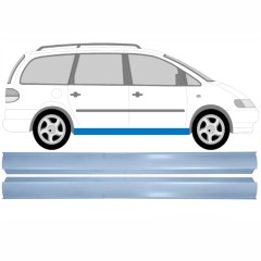 Pannello di riparazione sottoporta lamiera per Seat Alhambra 1995-2010 / Sinistra+Destra / Set 14314
