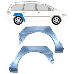 Pannello di riparazione parafango posteriore per Ford Galaxy 1995-2010 / Sinistra+Destra / Set 14016