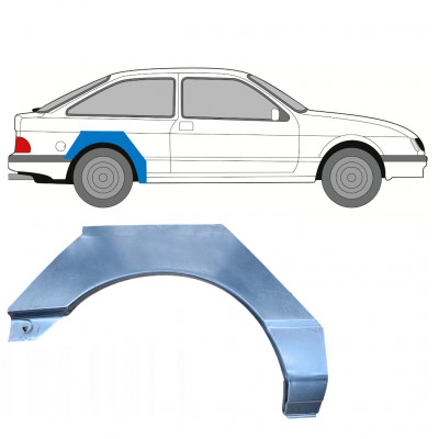 Pannello di riparazione parafango posteriore per Ford Sierra 1982-1993 / Destra 7387