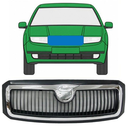 Griglia per Skoda Fabia I 1999-2004 7525