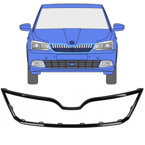 Cadre de calandre per Skoda Fabia 2014-2018 16191