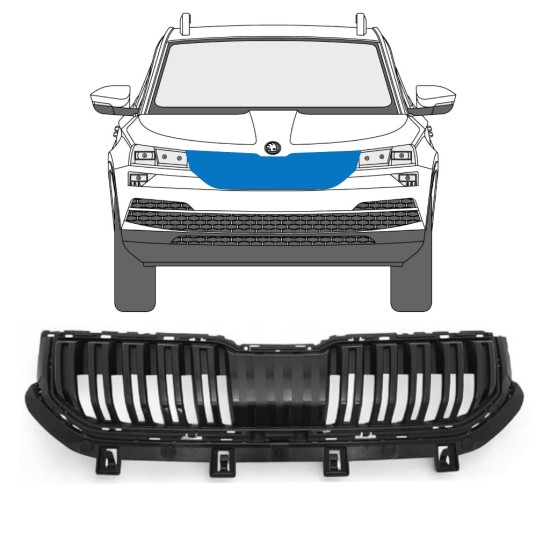 Griglia per Skoda Karoq 2017-2022 17228
