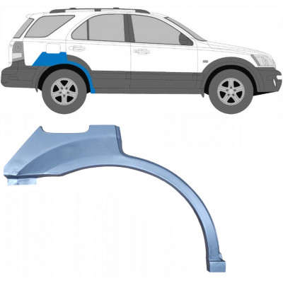 Pannello di riparazione parafango posteriore per Kia Sorento 2002-2009 / Destra 5113