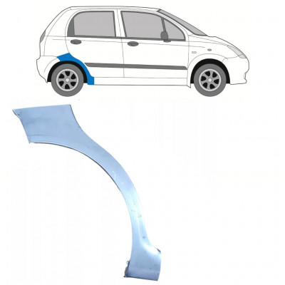 Pannello di riparazione parafango posteriore per Chevrolet Spark 2005-2010 / Destra 7391